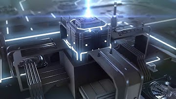 2531 -  Cyber Tech Core SiFi Logo Reveal animation intro