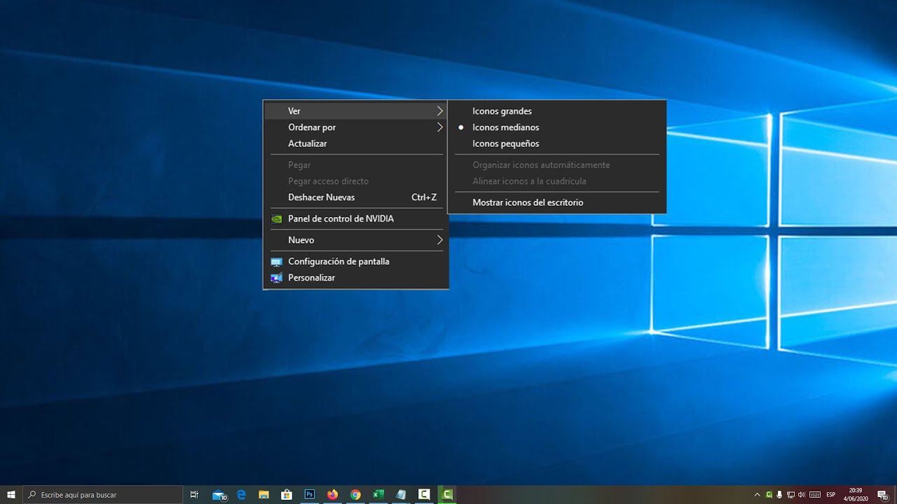 Los íconos de escritorio desaparecieron WINDOWS 10 (SOLUCIÓN) - YouTube