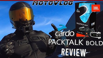 Cardo Packtalk Bold MotoVlog Review