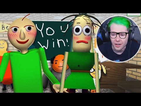 This is totally me when i beat baldi's girlfriend's game baldinas basis