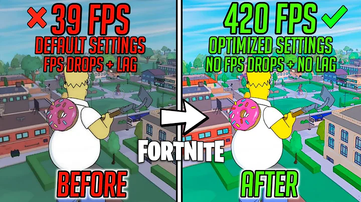 How To Fix FPS Drops in Fortnite Simpsons Season! | Boost FPS & Lag Fix Guide | 🔧Fortnite FPS Boost