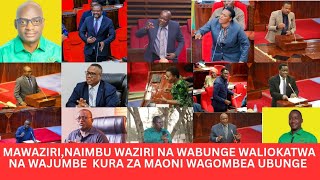 ORODHA YA MAWAZIRI, NAIMBU WAZIRI NA WABUNGE WALIOKATWA NA WAJUMBE  KURA ZA MAONI WAGOMBEA UBUNGE 