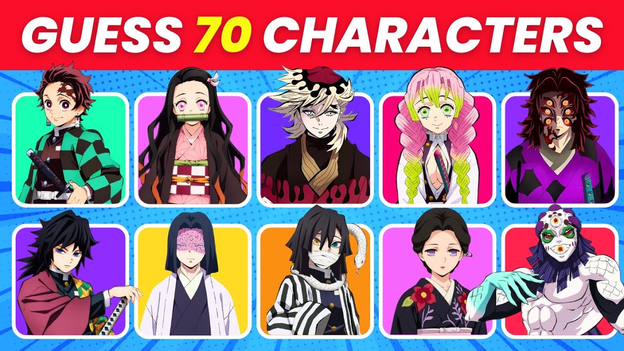 Guess 70 Demon Slayer Characters in Just 5 seconds? | Demon Slayer ...
