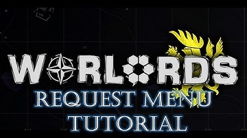 ArmA 3 Warlords: Request Menu Tutorial