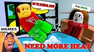ROBLOX - NEED MORE HEAT 🔥 + NEED MORE COLD 🧊 Funny Moments [New Endings] (Memes) - Harry Roblox