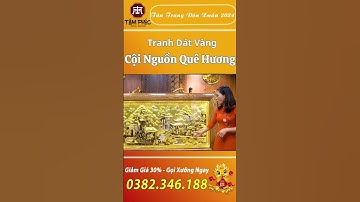 Mẫu Tranh Cội Nguồn Quê Hương Đẹp Nhất 2024  #tranhdongque #đỉnhđồng #shorts