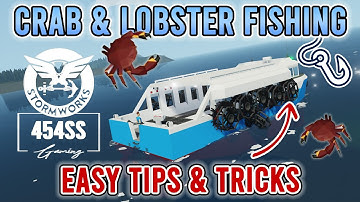 TIPS en TRUCS voor het vissen op krabbenpotten in Stormworks