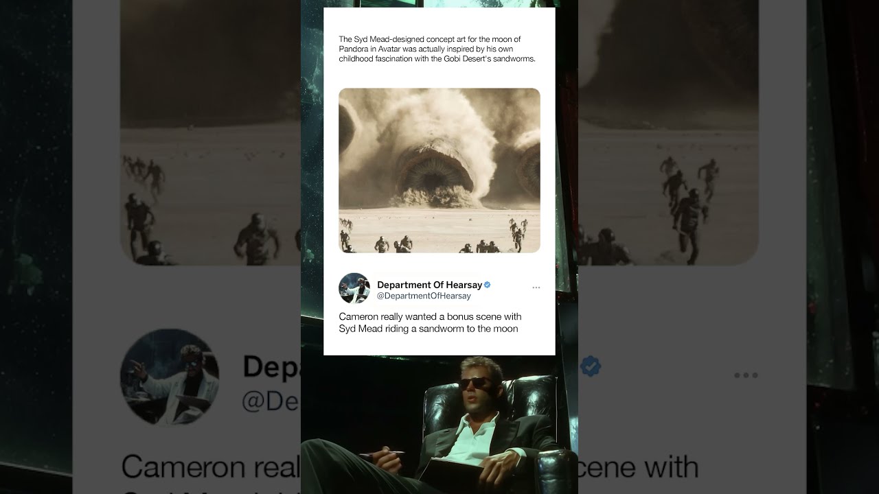 The Avatar concept art for the moon of Pandora was actually inspired by...