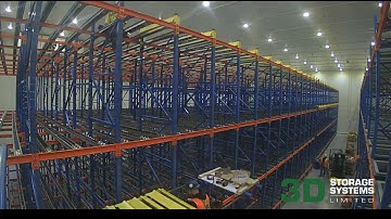 Pallet Flow Install Time Lapse Inside A Freezer!