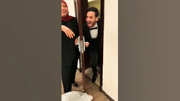 شاهد عروسه و عريس زي القمر العريس الفرفوش رزق 