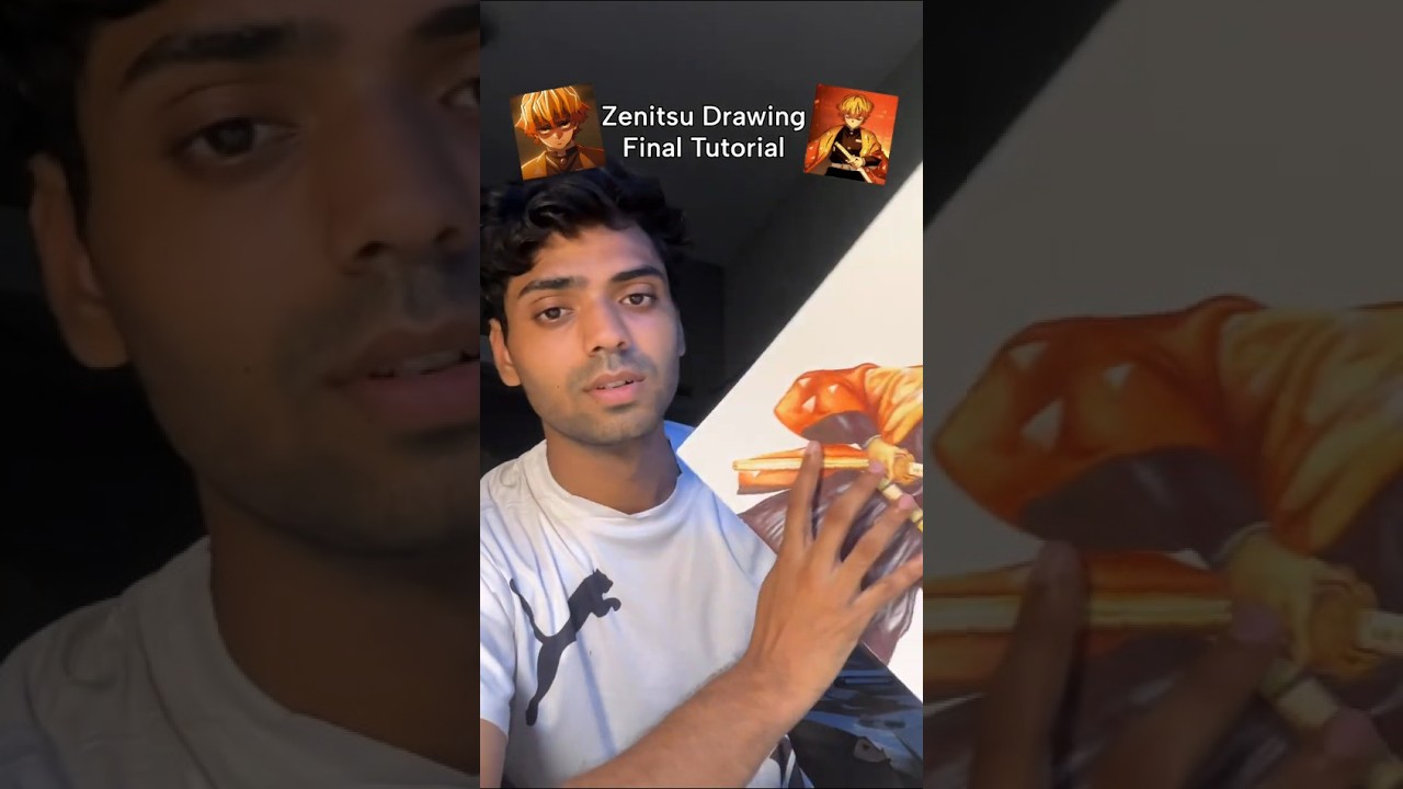 Zenitsu Drawing Final Tutorial 