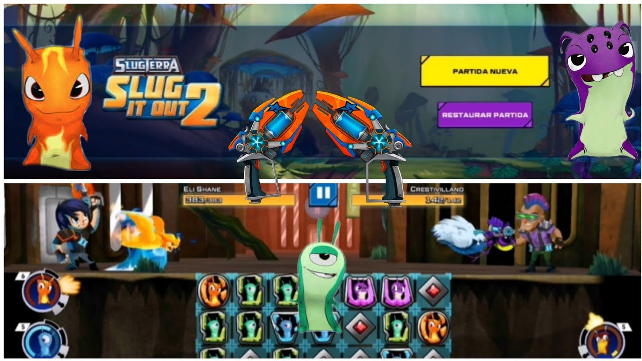 Una nueva aventura nuestras primeras babosas y nuestros primeros combates Slug It Out 2