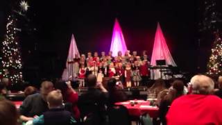 Becca's preschool Christmas program