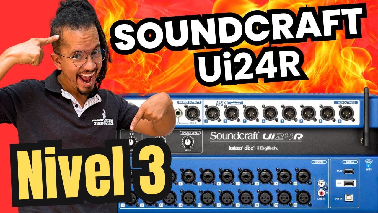 SOUNDCRAFT UI24R TUTORIAL - MONITORES/EFECTOS/VIEWS/MUTE/SUBGRUPOS 🔥