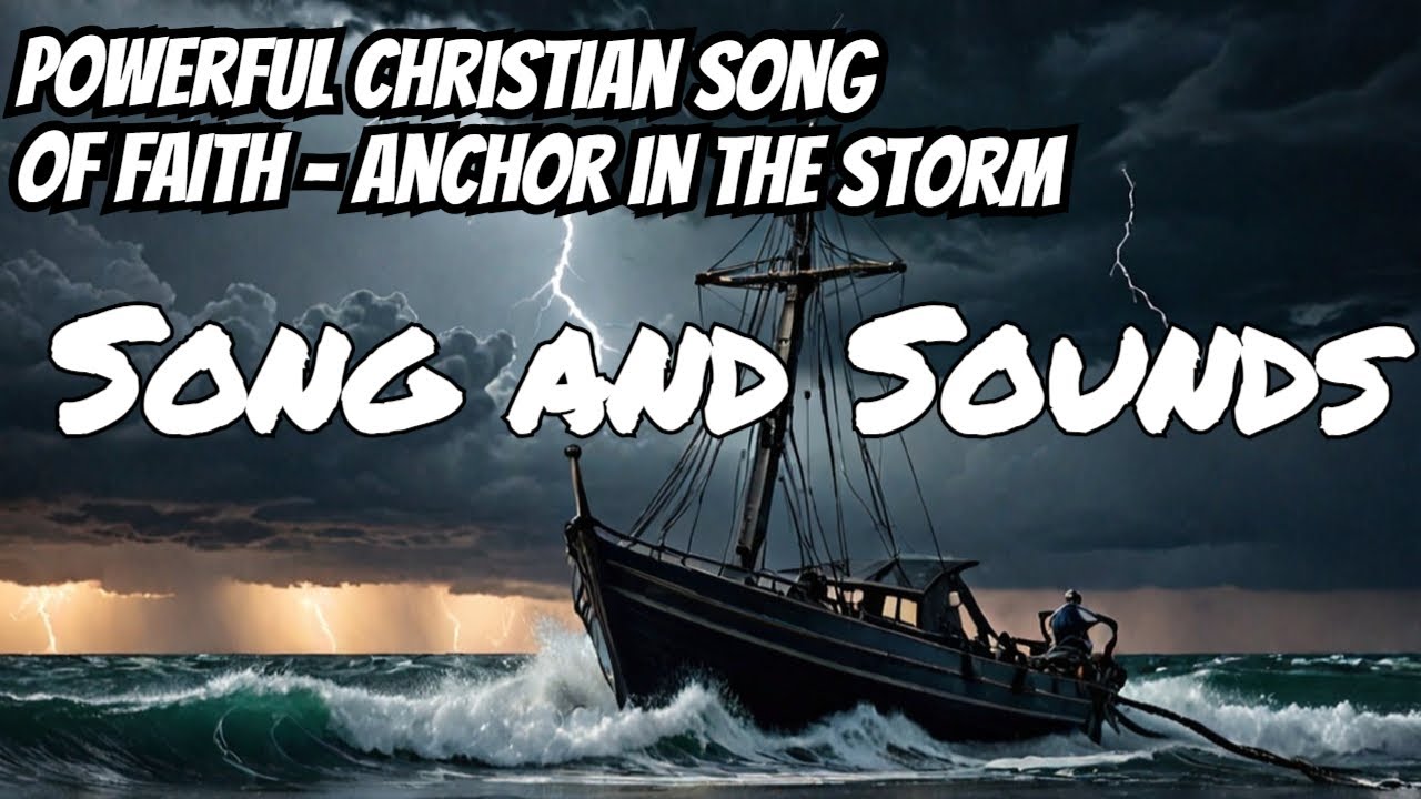 Christian Single 2025 Anchor in the Storm.  Song with Storm Sound