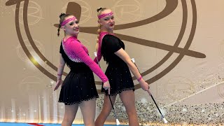 Reinas Pelhřimov - Duo Baton Seniorky 2025 - Magdaléna Krejčí, Markéta Pokorná