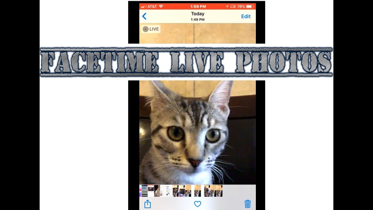 How To Take And Disable Live Photos In FaceTime On The IPhone YouTube