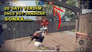 ÖNCE BOT SANDILAR SONRA NEYE UĞRADIKLARINI ŞAŞIRDILAR PUBG MOBİLE