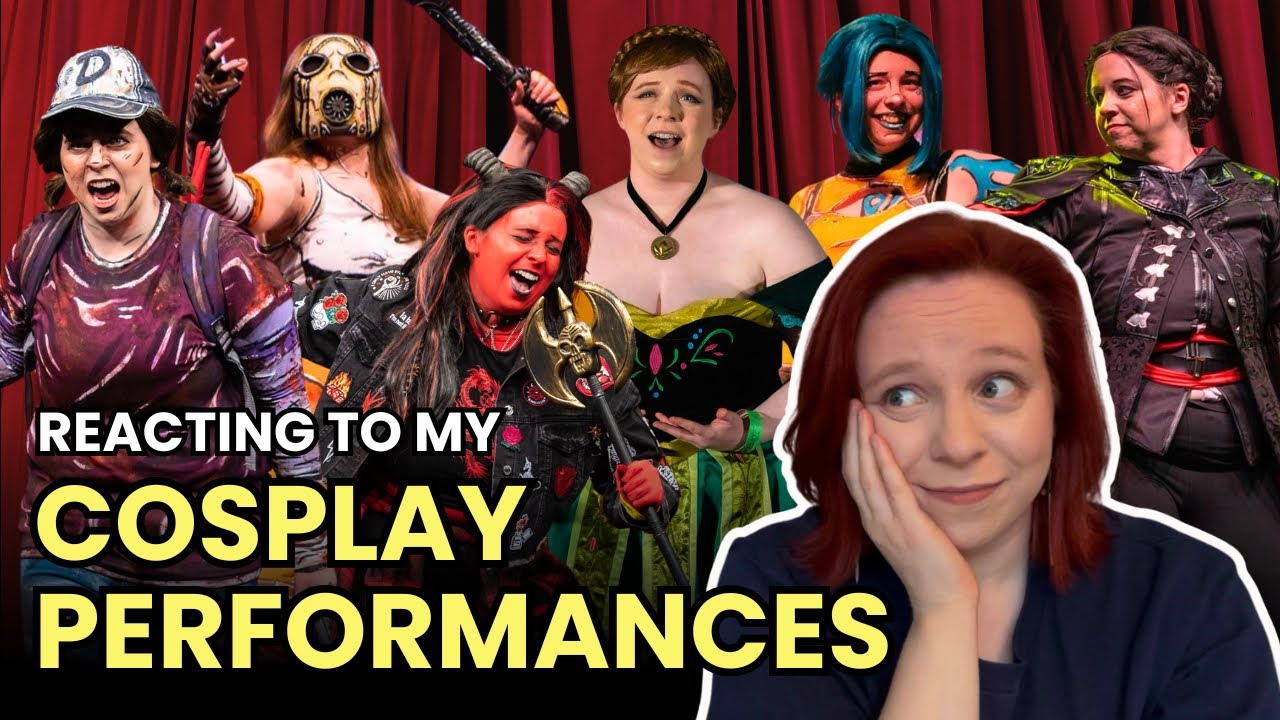 REACTING to My Cosplay Performances 😰 | Baldur’s Gate 3, Disney, Borderlands, Telltale Games Cosplay