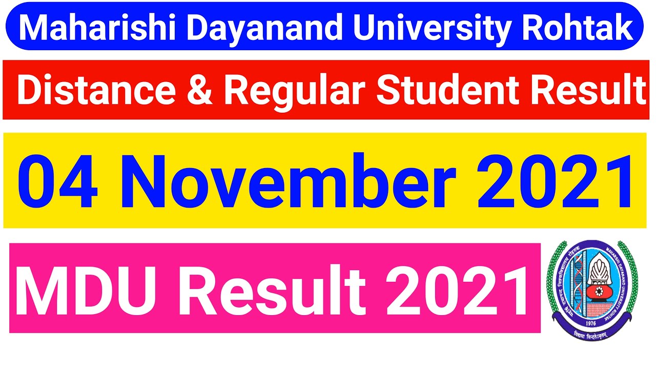 Mdu Distance Result Out || Mdu Latest Result || Mdu Regular Result || mdu result latest news ||