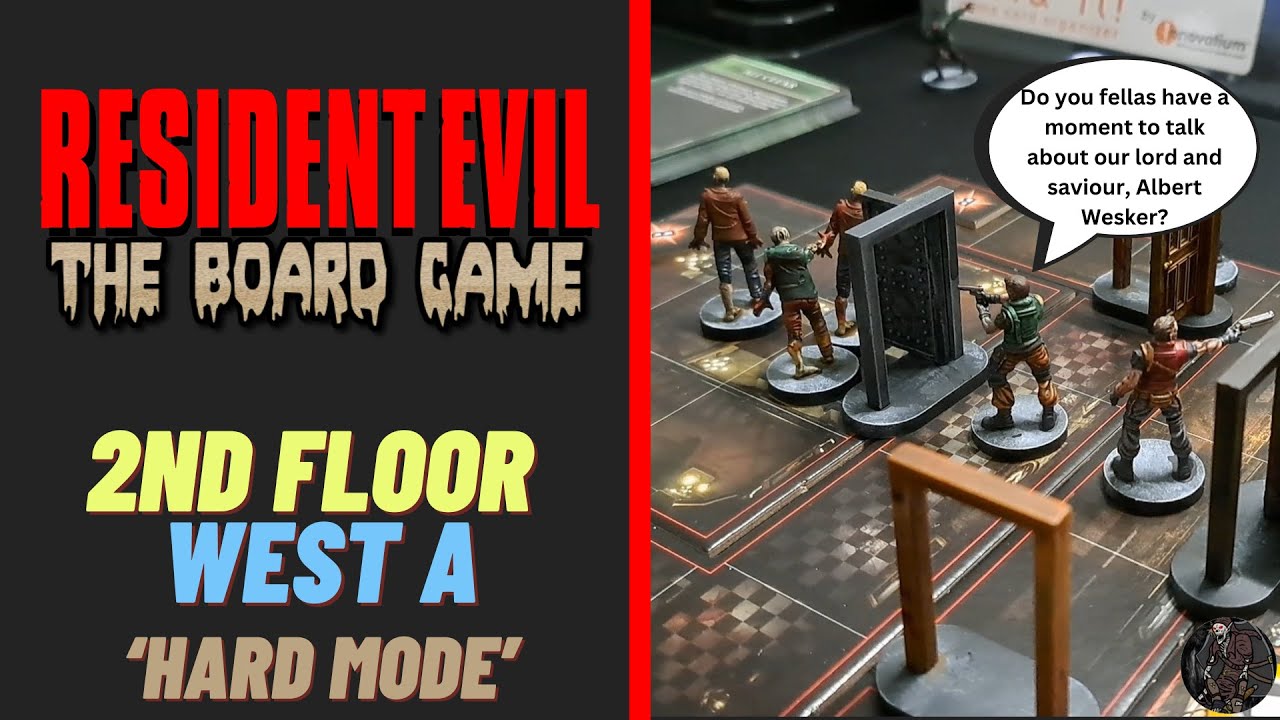 Resident Evil: The Board Game - '2nd Floor West A' Hard Mode 
