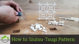 How To Kumiko Izutsu-Tsugi Pattern Japanese Woodworking Skills Bau-Woodworks