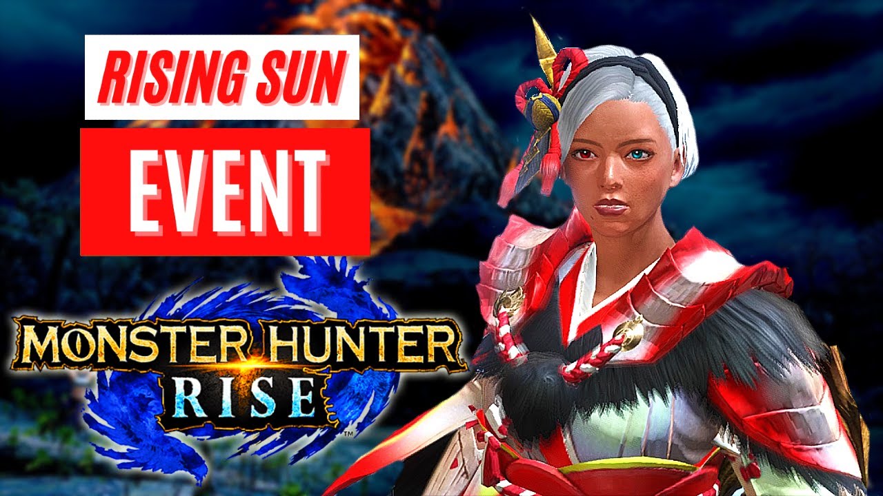 Monster Hunter Rise RISING SUN!? GAMEPLAY TRAILER EVENT REVEAL AMATERASU OKAMI モンスターハンターライズ 太陽は昇る！？