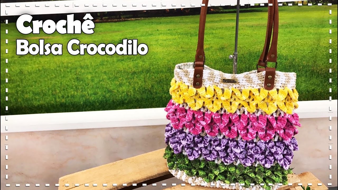 BOLSA CROCODILO EM CROCHÊ com Cristina Luriko - Programa Arte Brasil - 02/08/2017