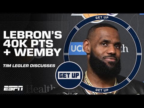 Tim Legler puts LeBron's 40K PTS in perspective & says Wemby is putting the NBA in TROUBLE! | Get Up