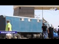 وصول المتهمين باقتحام سجن بورسعيد إلى مقر محاكمتهم 