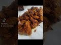 Honey drizzled chicken wings and broccoli salad