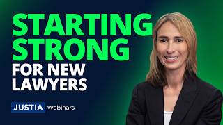 New Lawyer, Strong Start: Managing Stress and Building Resilience | Justia Webinars