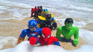 Avengers Action Figure, Marvel's Spider-man, Hulk, Captain America, Iron Man, Thor Superhero For 18+