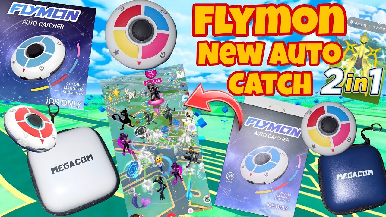 *НОВЫЙ АВТОМАТИЧЕСКИЙ ЛОВЕЦ ПОКЕМОНОВ ФЛАЙМОН* Краткий обзор и розыгрыш призов для Pokemon GO