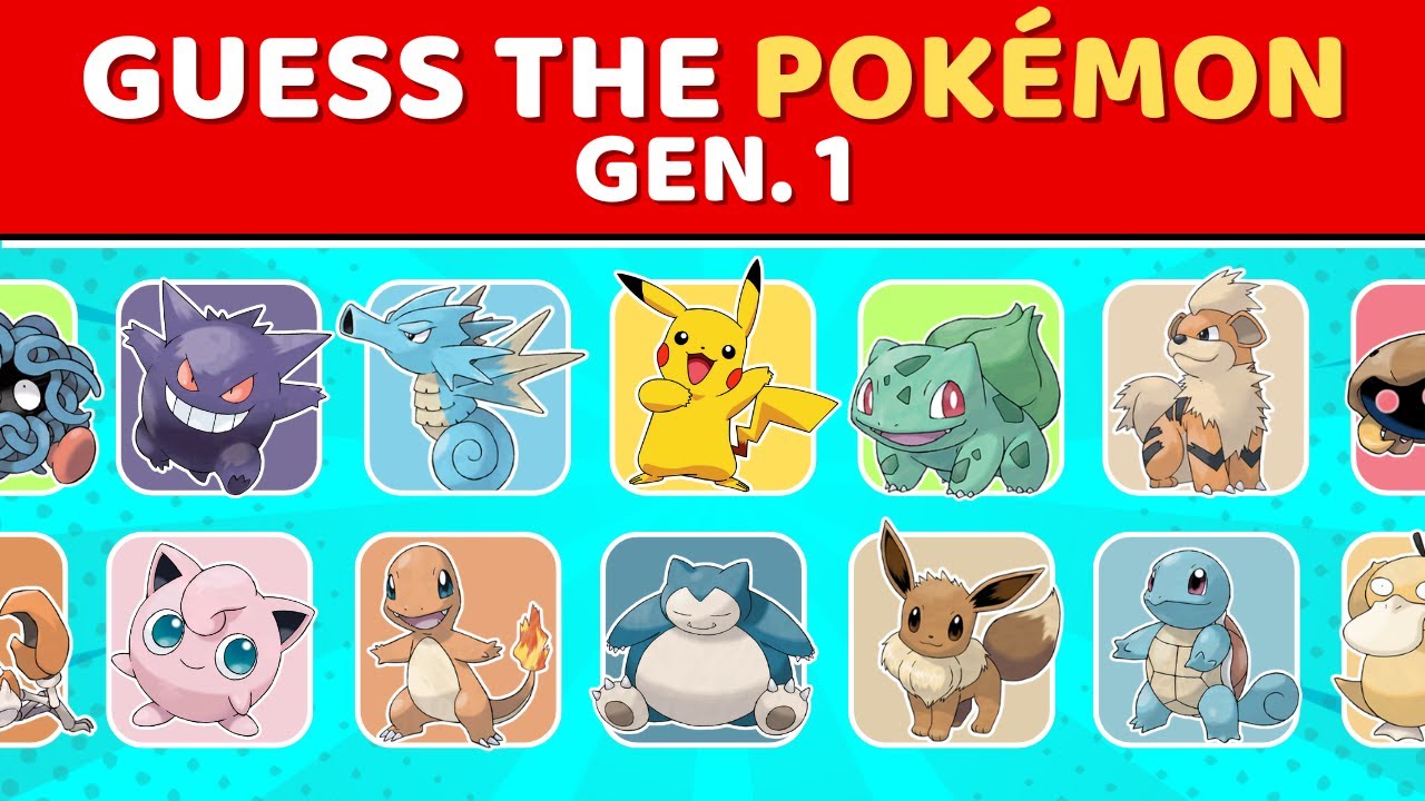 Who's That Pokémon Quiz! # 1 |  Are You a REAL Pokémon Fan?