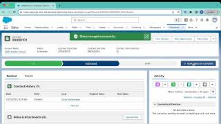 Contracts and Orders in Salesforce