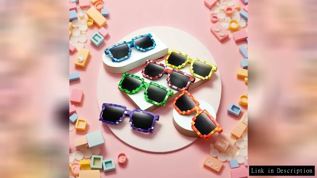 2025 New Trendy Sun Glasses Creeper Glasses Party Funny Sunglasses Novelty Mosaic Funny Goggles Boys