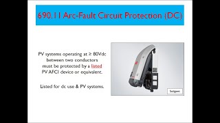 Celebrity Solar Training - 690.11 Arc-Fault Circuit Protection (DC) Wealth