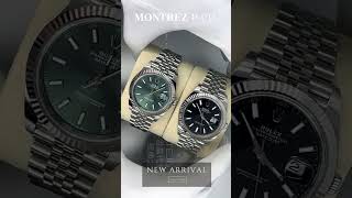 Rolex Datejust 41 41Mm 126334 - 0028 Mint Green Index Dial & 126334 - 0018 Bright Black Index Dial