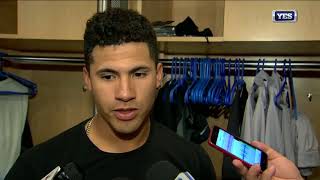 Gleyber Torres on his first Subway Series game