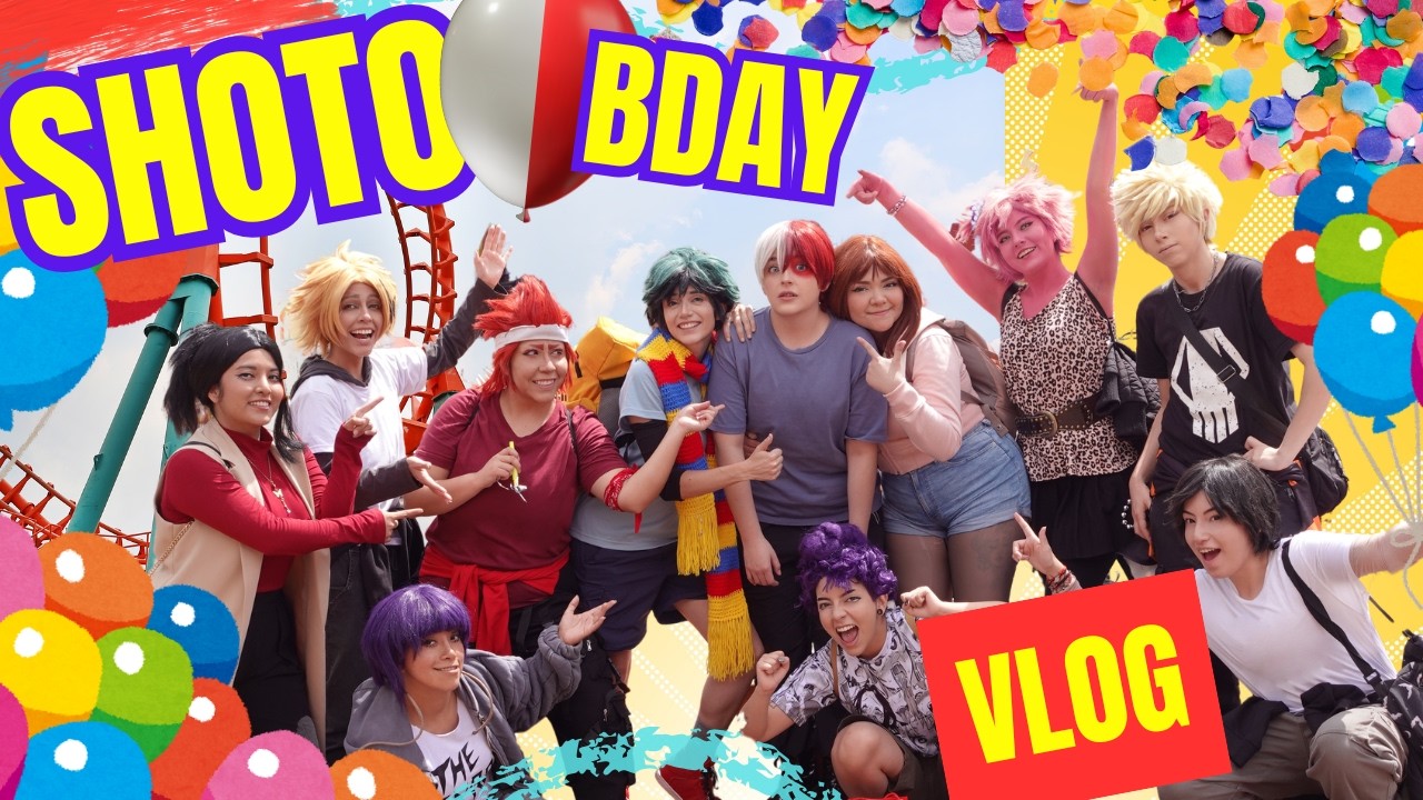 La CLASE 2A en un PARQUE de DIVERSIONES!- ( TODOROKI BDAY VLOG/MHA)