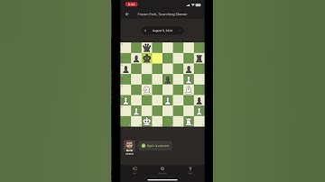 Chess puzzle August 5th 2024 #chess #musicgenre #chessmusic #chesspuzzlebishop #games