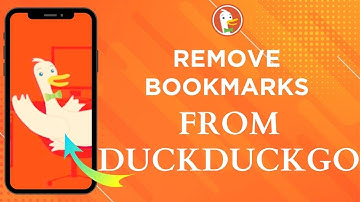How To Remove Bookmark From DuckDuckGo Browser