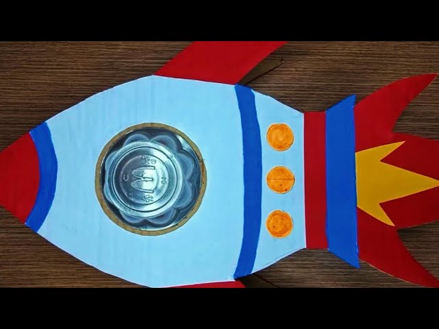 DIY Rocket Lantern | Paper Rocket | Recycle Lantern | 火箭灯笼