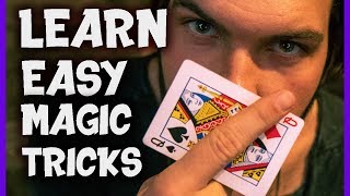 LEARN 5 EASY Magic Tricks in 90 SECONDS!!