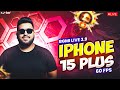 BGMI LIVE 3.9 UPDATE IPHONE 15 PLUS | FACECAM | #shorts #bgmi #pubg #iphone15plus