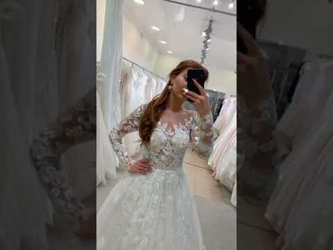 Свадебное платье с длинными рукавами Valetta арт.17309