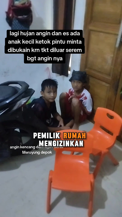 Berteduh di Rumah Orang Baik Saat Hujan Badai