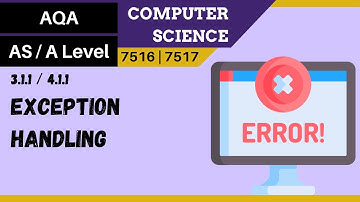 7. AQA A Level (7516-7517) SLR2 - 4.1.1 Exception handling