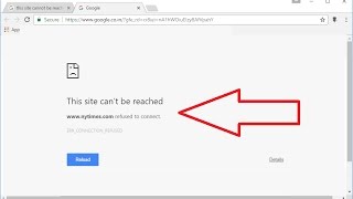 How To Fix This Site Cant Be Reached err connection refused